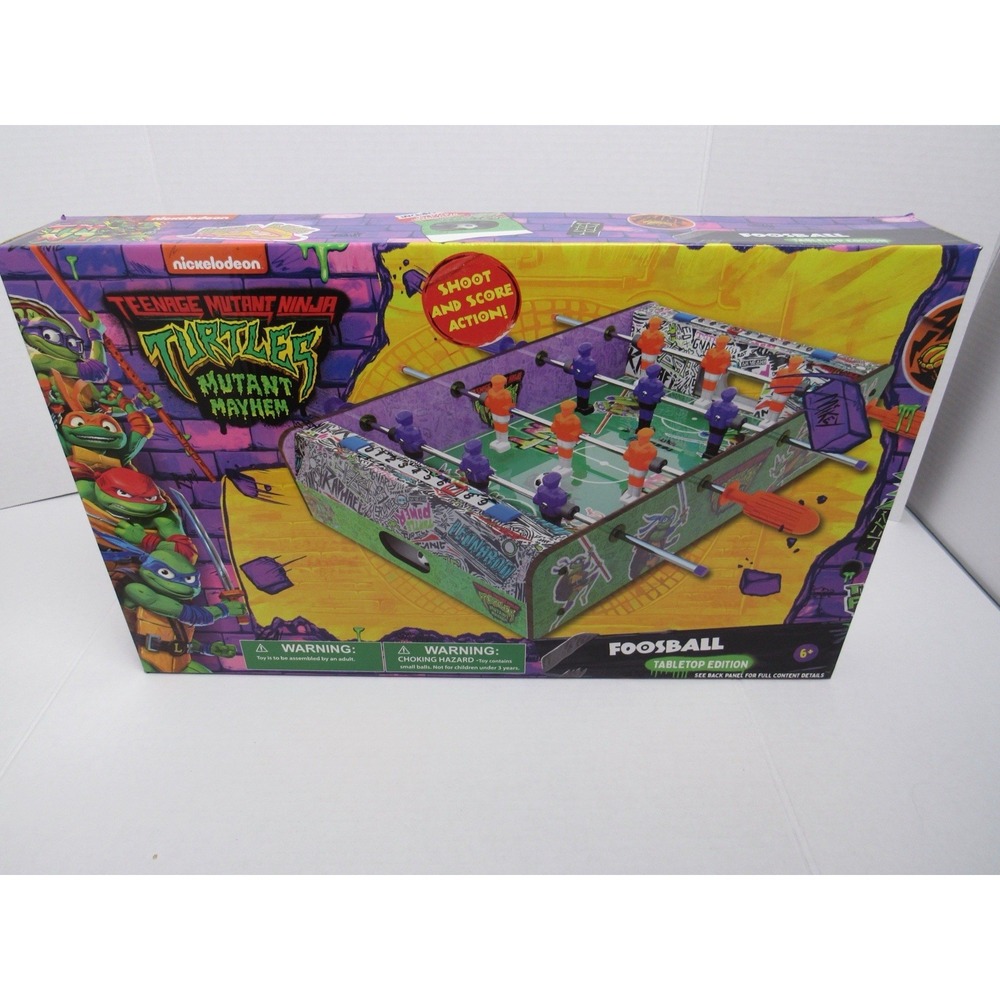 Teenage Mutant Ninja Turtles Mutant Mayhem Foosball Tabletop Edition